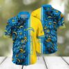 Los Angeles Chargers Summertime Aloha Hawaiian Shirt, NFL Hawaiian Shirt