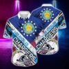 Los Angeles Chargers US Flag Hawaiian Shirt, NFL Hawaiian Shirt