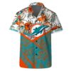 Let’s Go Miami Dolphins Team Logo Pattern Hawaiian Shirt, NFL Hawaiian Shirt