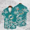 Miami Dolphins AOP Hawaiian Shirt, NFL Hawaiian Shirt
