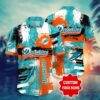 Custom Miami Dolphins NFL Style Hot Hawaiian Shirt, NFL Hawaiian Shirt