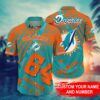 Custom Miami Dolphins NFL Style Hot Trending Hawaiian Shirt, NFL Hawaiian Shirt