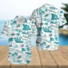 Miami Dolphins Aloha Pattern Hawaiian Shirt, NFL Hawaiian Shirt