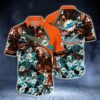 Miami Dolphins Cool Floral Hawaiian Shirt, NFL Hawaiian Shirt