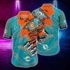 Miami Dolphins Limited Edition Monster Hawaiian Shirt, NFL Hawaiian Shirt