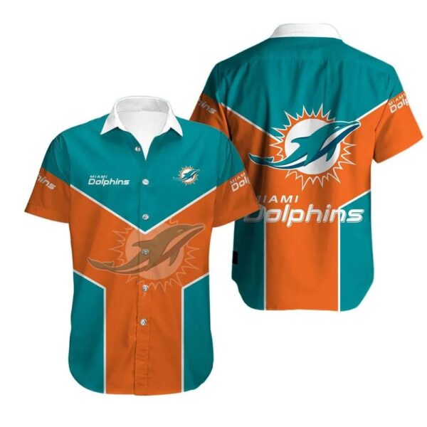 Miami Dolphins New Design Hawaiian Shirt, NFL Hawaiian Shirt