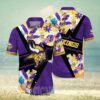 Minnesota Vikings Floral Full Print Unisex Hawaiian Shirt 1, NFL Hawaiian Shirt