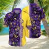 Minnesota Vikings Flower Tropical Hawaiian Shirt, NFL Hawaiian Shirt