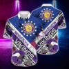 Minnesota Vikings Football Helmet Hawaiian Shirt, NFL Hawaiian Shirt