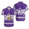 Minnesota Vikings Hibiscus Flowers New Hawaiian Shirt, NFL Hawaiian Shirt