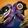 Minnesota Vikings NFL Shark Summer Hawaiian Shirt, NFL Hawaiian Shirt