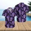 Minnesota Vikings Skull And Flower Funny Hawaiian Shirt, NFL Hawaiian Shirt