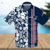 New England Patriots All Over Print Flowery Hawaiian Shirt, NFL Hawaiian Shirt