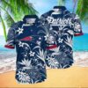 New England Patriots Aloha Navy Color Hawaiian Shirt, NFL Hawaiian Shirt