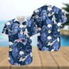 New England Patriots Coconut Leaves And Skulls Hawaiian Shirt, NFL Hawaiian Shirt