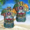 New England Patriots Grateful Dead NFL Hawaiian Shirt, NFL Hawaiian Shirt