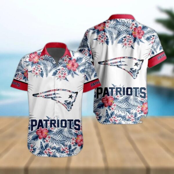 New England Patriots Special Floral Tropical Team Hawaiian Shirt, NFL Hawaiian Shirt