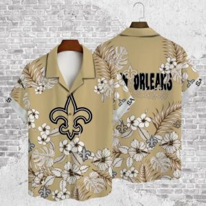 New Orleans Saints AOP Hawaiian Shirt, NFL Hawaiian Shirt