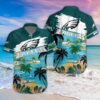 Philadelphia Eagles Aloha Shirt, NFL Hawaiian Shirt