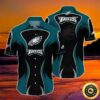 Philadelphia Eagles Hawaiian Shirt Beach Gift For Football Players, NFL Hawaiian Shirt