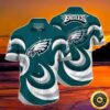 Philadelphia Eagles Hawaiian Shirt Football Gift For Dad, NFL Hawaiian Shirt