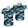 Philadelphia Eagles Hawaiian Shirt Island Pattern All Over Print, NFL Hawaiian Shirt