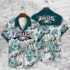 Philadelphia Eagles NFL Pattern Hawaiian Shirt, NFL Hawaiian Shirt
