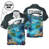 Sport-Team Philadelphia Eagles Custom Name Coconut Tree Hawaiian Shirt Men & Women Aloha Shirt, NFL Hawaiian Shirt