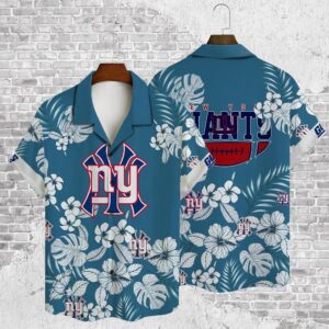 New York Giants AOP Hawaiian Shirt, NFL Hawaiian Shirt