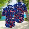 News Yorks Giants Flowers 3D Hawaiian Shirt, NFL Hawaiian Shirt