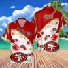 San Francisco 49ers Floral Aloha Hawaiian Shirt, NFL Hawaiian Shirt