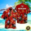 San Francisco 49ers Hawaiian Shirt Beach Gift For Dad, NFL Hawaiian Shirt