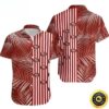 San Francisco 49ers Hawaiian Shirt Palm Leaves Pattern, NFL Hawaiian Shirt
