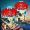 San Francisco 49ers Liberties Flower Hawaiian Shirt And For Fans, NFL Hawaiian Shirt