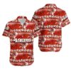 Sport-Team San Francisco 49ers Coconut Tree Pink Flower Hawaiian Shirt Men & Women Aloha Shirt, NFL Hawaiian Shirt