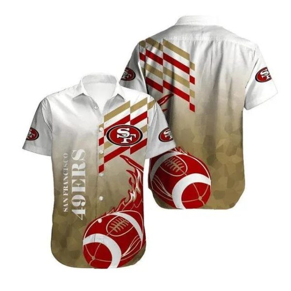 Sport-Team San Francisco 49ers Special Ball Fashion Hawaiian Shirt Men & Women Aloha Shirt, NFL Hawaiian Shirt