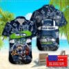 Seattle Seahawks Mascot Football Aloha Shirts, NFL Hawaiian Shirt