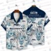 Seattle Seahawks NFL Pattern Hawaiian Shirt, NFL Hawaiian Shirt