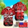 Tampa Bay Buccaneers Mascot Football Aloha Shirt, NFL Hawaiian Shirt