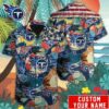 Sport-Team Tennessee Titans Custom Name Special Vintage Style Hawaiian Shirt Sport Team Aloha Shirt, NFL Hawaiian Shirt