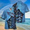 Sport-Team Tennessee Titans Flowers Navy Blue Hawaiian Shirt Men & Women Aloha Shirt, NFL Hawaiian Shirt