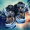 Tennessee Titans Halloween Horror Movies Hawaiian Shirt, NFL Hawaiian Shirt