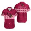 Arizona Cardinals Flower Hawaiian Shirt, NFL Hawaiian Shirt