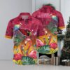 Arizona Cardinals NFL Flamingo And Flower Aloha Hawaiian Shirt, NFL Hawaiian Shirt