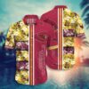 Arizona Cardinals NFL Lines Flowers Hawaiian Shirt, NFL Hawaiian Shirt