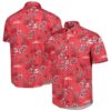 Arizona Cardinals NFL Red Background Hawaiian Shirt, NFL Hawaiian Shirt