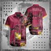 Arizona Cardinals NFL Skull Style Hawaiian Shirt, NFL Hawaiian Shirt