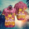 Arizona Cardinals Nfl Hawaii Graphic Tropical Patterns Style Summer Hawaiian Shirt, NFL Hawaiian Shirt