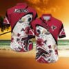 Atlanta Falcons NFL Beach Aloha Pattern Hawaiian Shirt, NFL Hawaiian Shirt