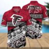 Atlanta Falcons NFL Camo Summer Pattern Hawaiian Shirt, NFL Hawaiian Shirt